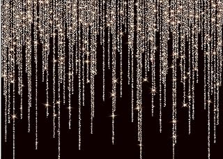 CHAIYA 7x5ft Glitter Rose Gold and Black Backdrop Women Bridal Shower Kids Portraits Backdrop Baby Shower Party Decorations New Year Party Banner
