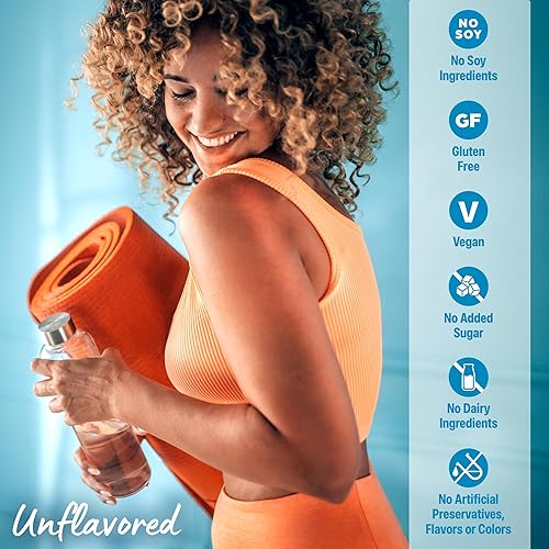 Miniatura 5 de Orgain Polvo muscular magro de monohidrato de creatina micronizada con mezcla de metabolismo, sin sabor, 50 porciones, apoya la fuerza muscular y la