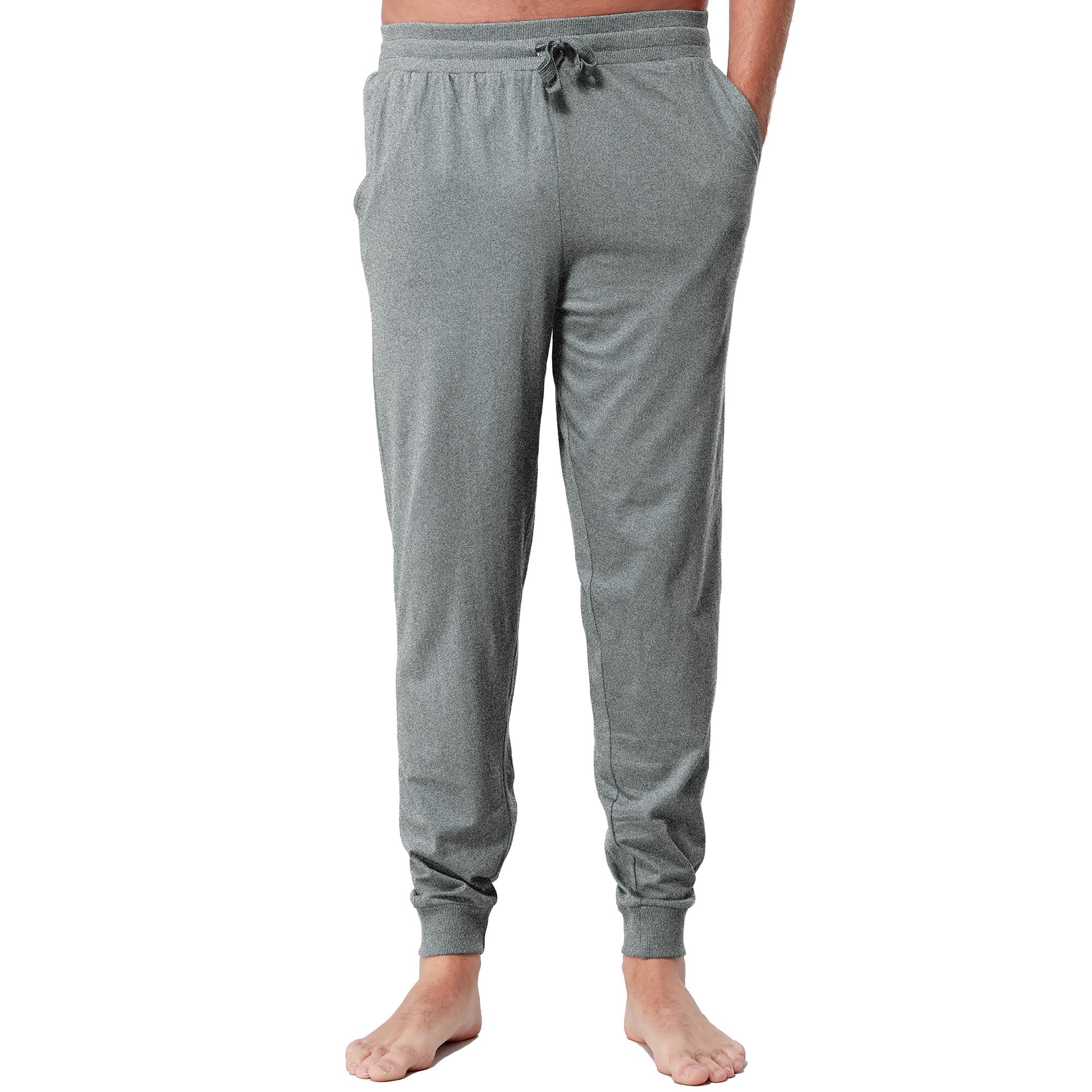 The Essentials Wardrobe Mens TEW Lounge Pants - Cuffed - Dark Grey Marl - Medium