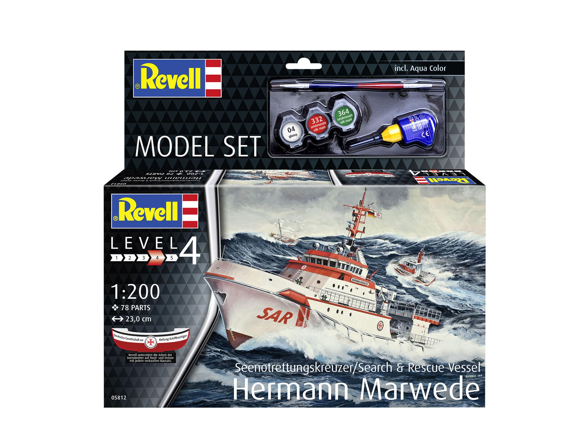 Set di modelli Rescue Cruiser "Hermann Marwede"