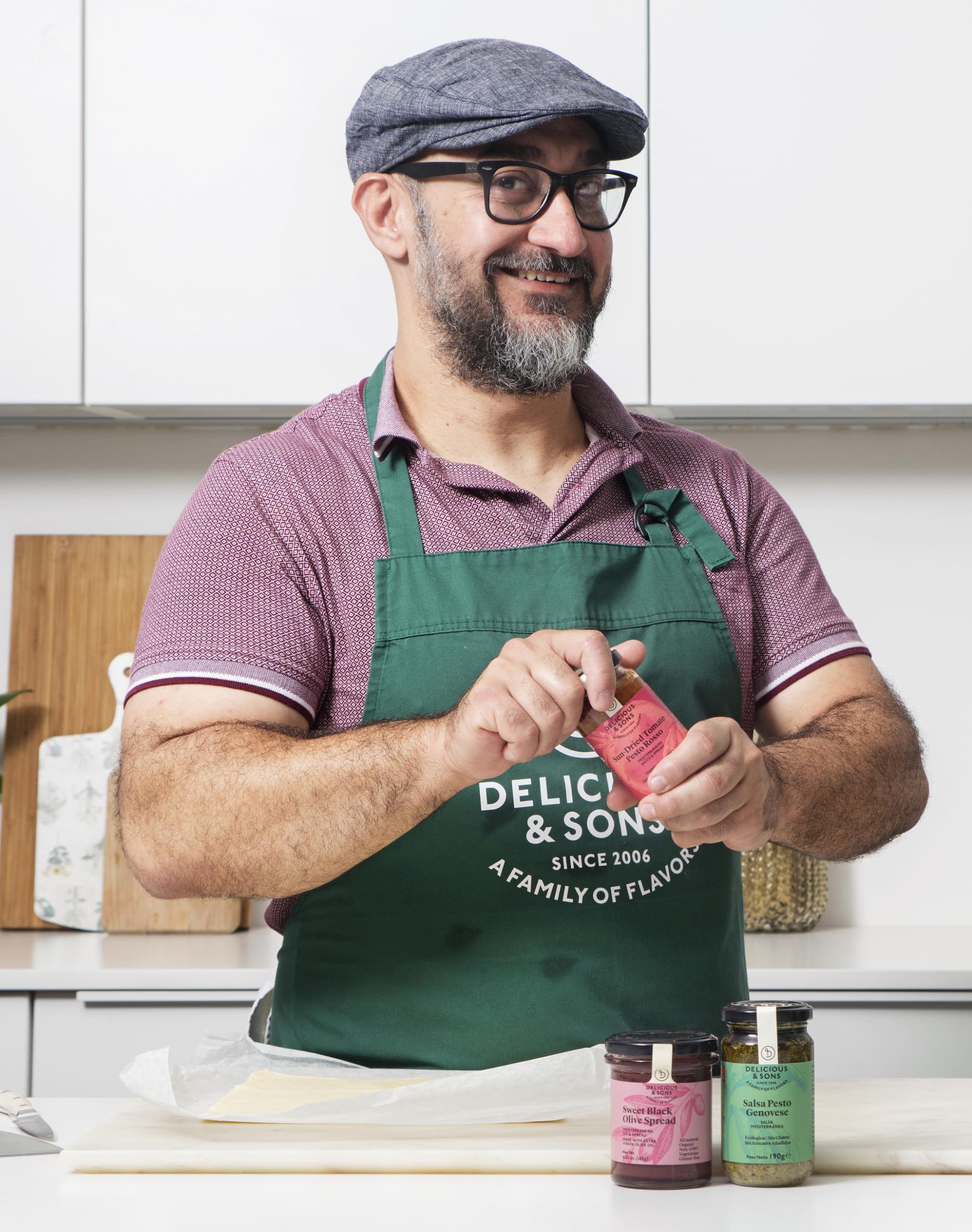 Delicious & Sons Salsa Pesto Rosso de Tomates Secos Ecológica 190g