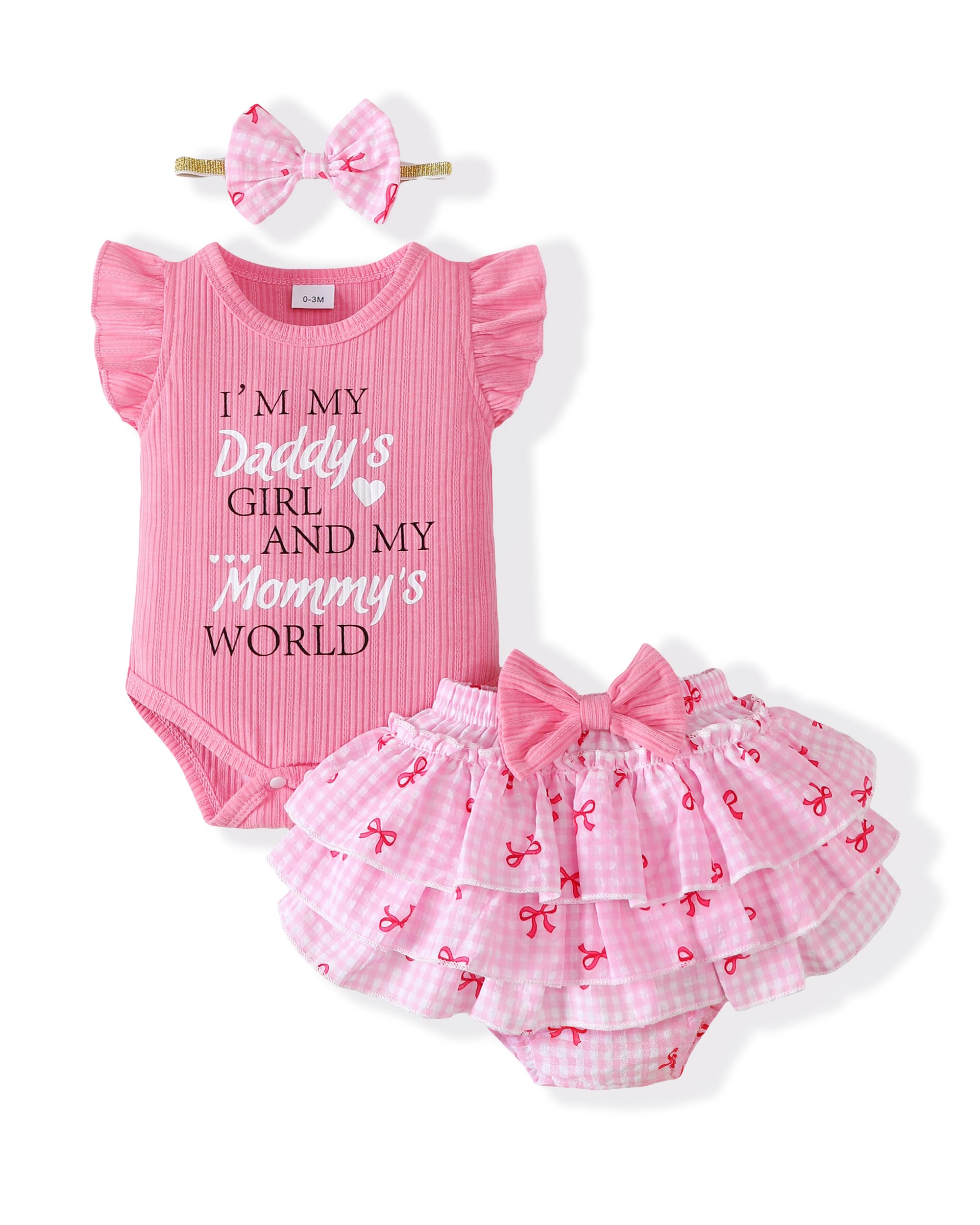 Mioglrie Newborn Baby Girl Clothes Infant Summer Outfits 0 3 6 12 18 Months