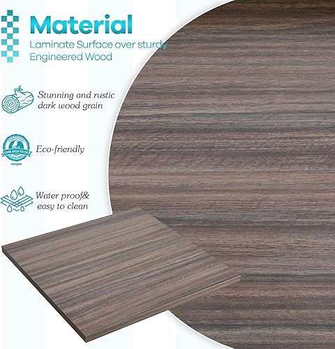 Miniatura 154 de Kaboon Mesa universal, escritorio sólido de una pieza para escritorio de pie sentado, escritorios dobles, escritorio en L, bricolaje, encimera de