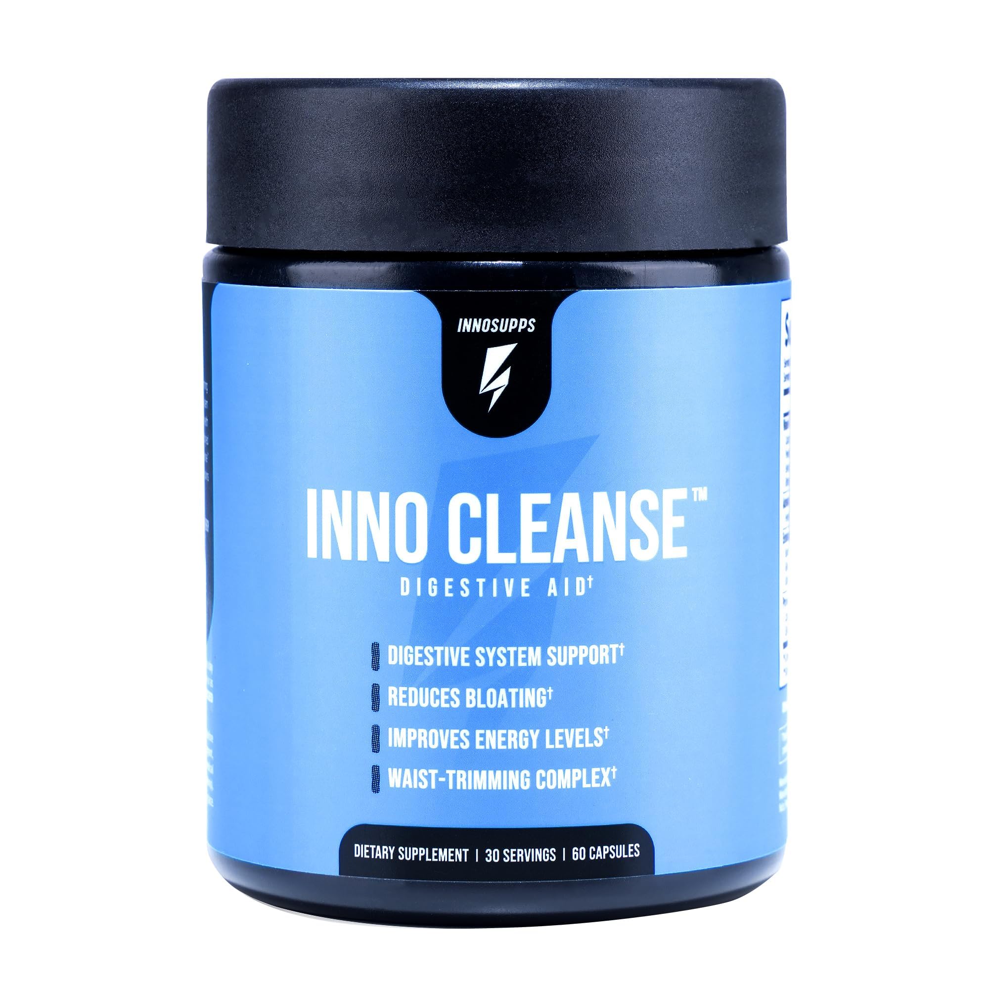 InnoSupps Inno Cleanse 2X 14 Day Colon & Detox Flush, Waist Trimming Complex, Gut Cleanse, Digestive System Support, Stool Softener & Reduced Bloating & Occasional Constipation Relief
