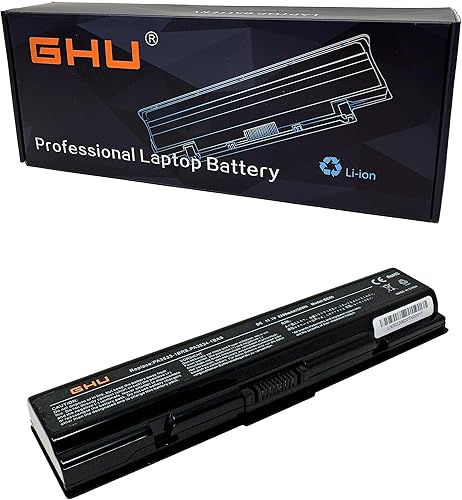 GHU Nueva batería 48 Wh PA3534U-1BRS compatible con Toshiba A200 A210 A300 A350 A355 L300 L305 L450 L500 L505 L555 PA3533U-1BRS PA3533U-1BAS
