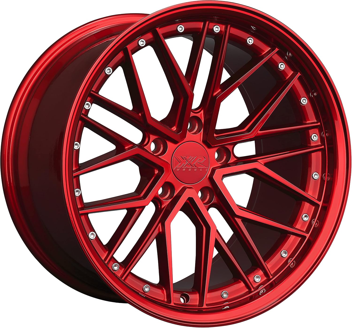 XXR 571 Candy Red Wheel with Aluminum (20 x 9. inches /5 x 4 mm, 35 mm Offset)