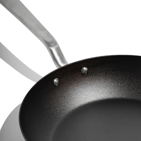 Made In Cookware - Seasoned Carbon Steel Frying Pan Set | Includes Frying Pans and Wok, Professional Cookware, Crafted in Sweden, Induction Compatible