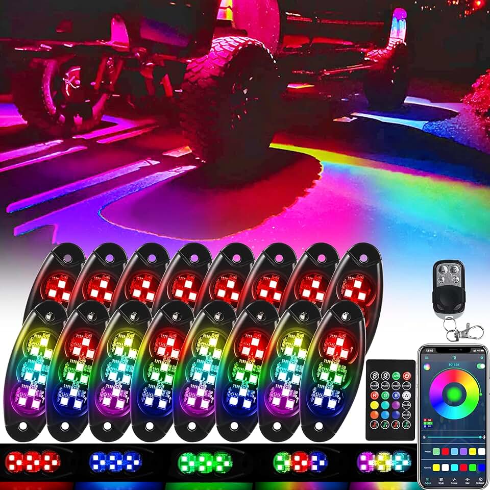 rgb led rock light