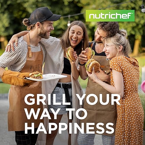 Miniatura 8 de NutriChef Placa reversible de hierro fundido para parrilla – Sartén plana y acanalada de 18 pulgadas, se adapta a dos quemadores, para estufas de