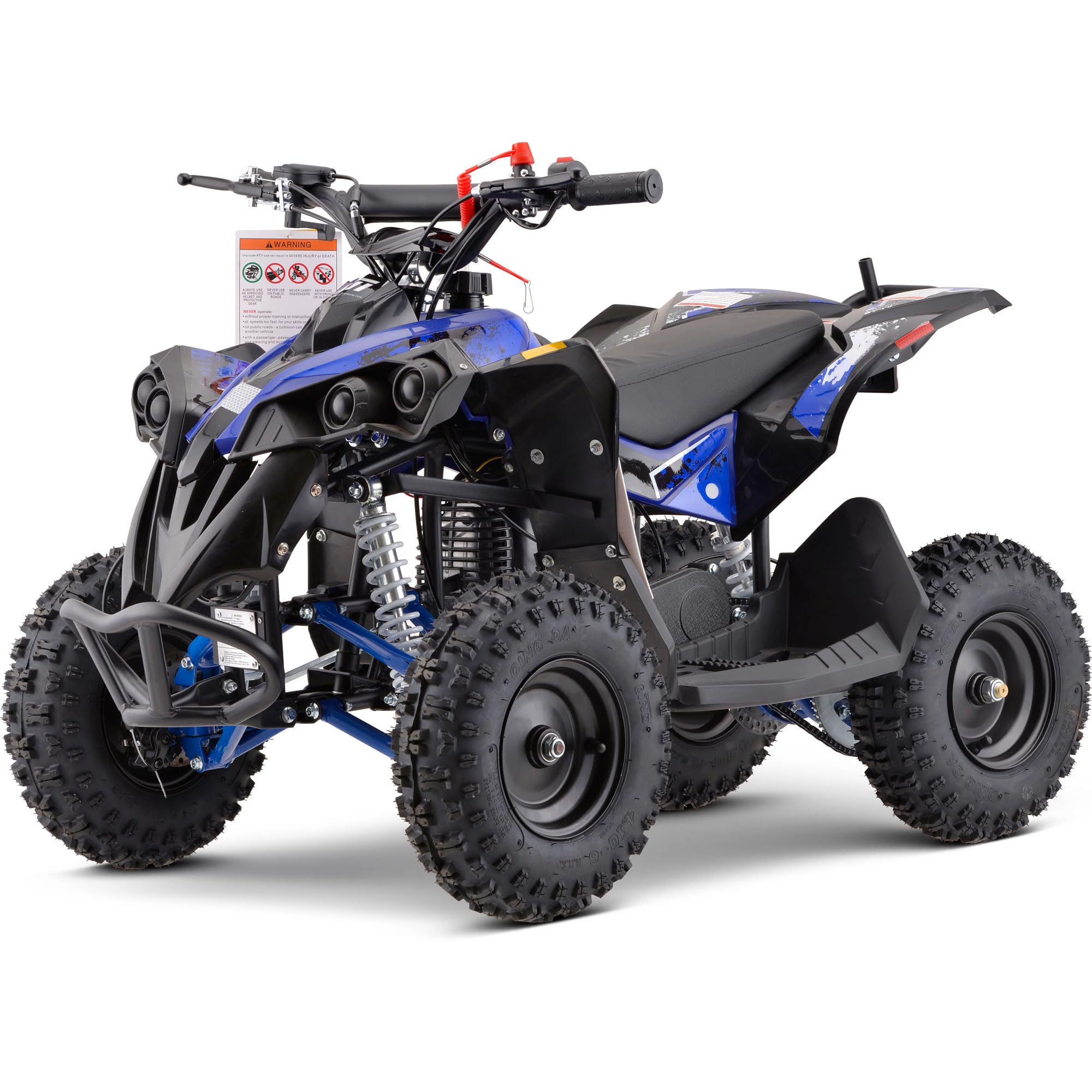 MotoTec Renegade 40cc 4-Stroke Kids Gas ATV Blue