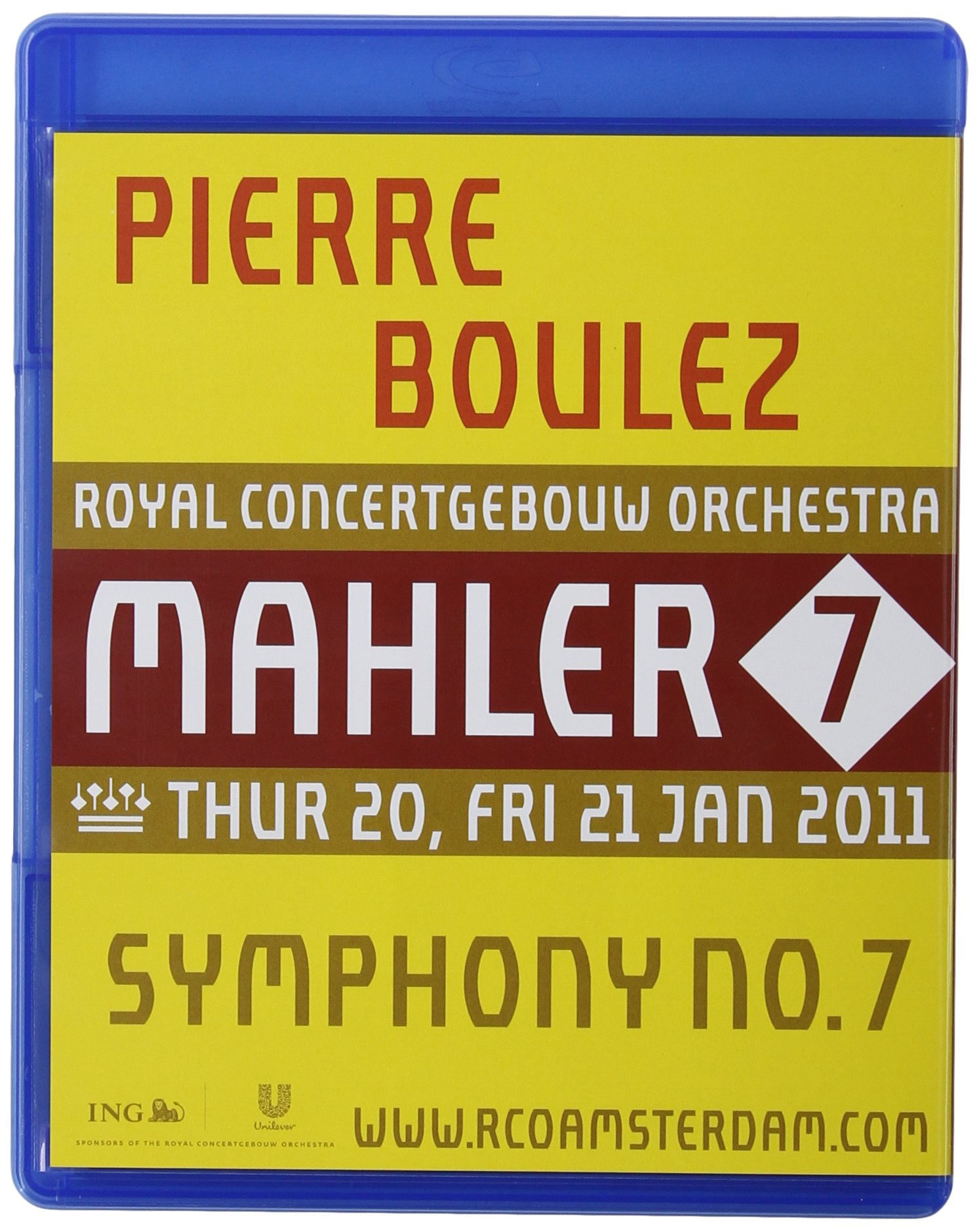Gustav Mahler - Royal Concertgebouw Orchester [Blu-ray]