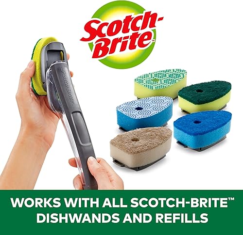 Miniatura 5 de Scotch-Brite - Recambio de vajilla resistente, 2 recambios