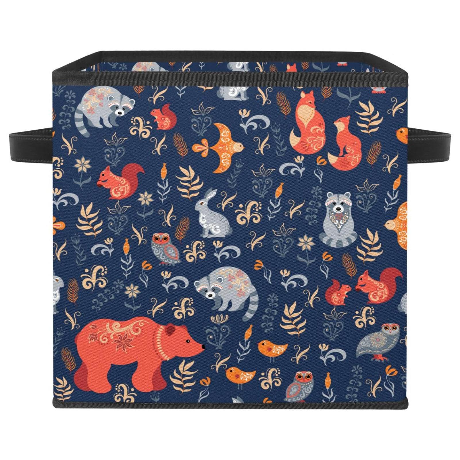Bacs de rangement cubes pliables pour jouets livres et linge de bébé