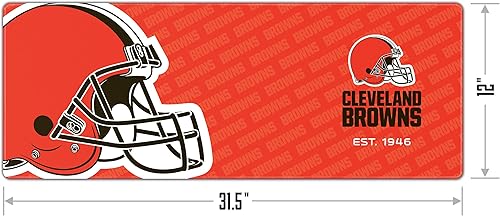 Vista 87 de YouTheFan NFL Logo Series - Almohadilla de escritorio, 31.5 x 12 pulgadas