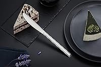 Vista 6 de New Star Foodservice 58802 Dominion Pattern, 18/0 acero inoxidable, cuchillo de cena, 8.2 pulgadas, juego de 12