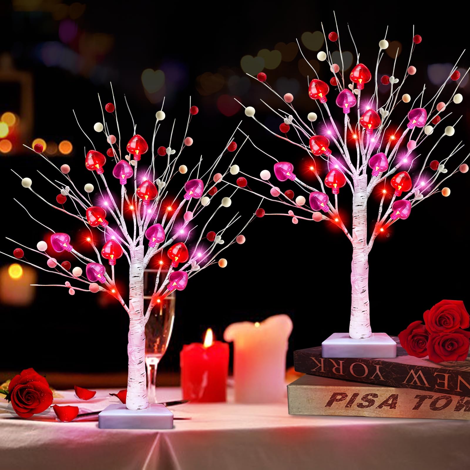 Ramas Navideñas Macarrie 4 Piezas De Abedul Con Luces LED, Decoración De  Boda De Navidad, Mini Ramas Artificiales Blancas Iluminadas, Funciona Con  Pilas O USB, Centro De Mesa Centelleante, Regalo Para Interiores (, image size:1600x1600