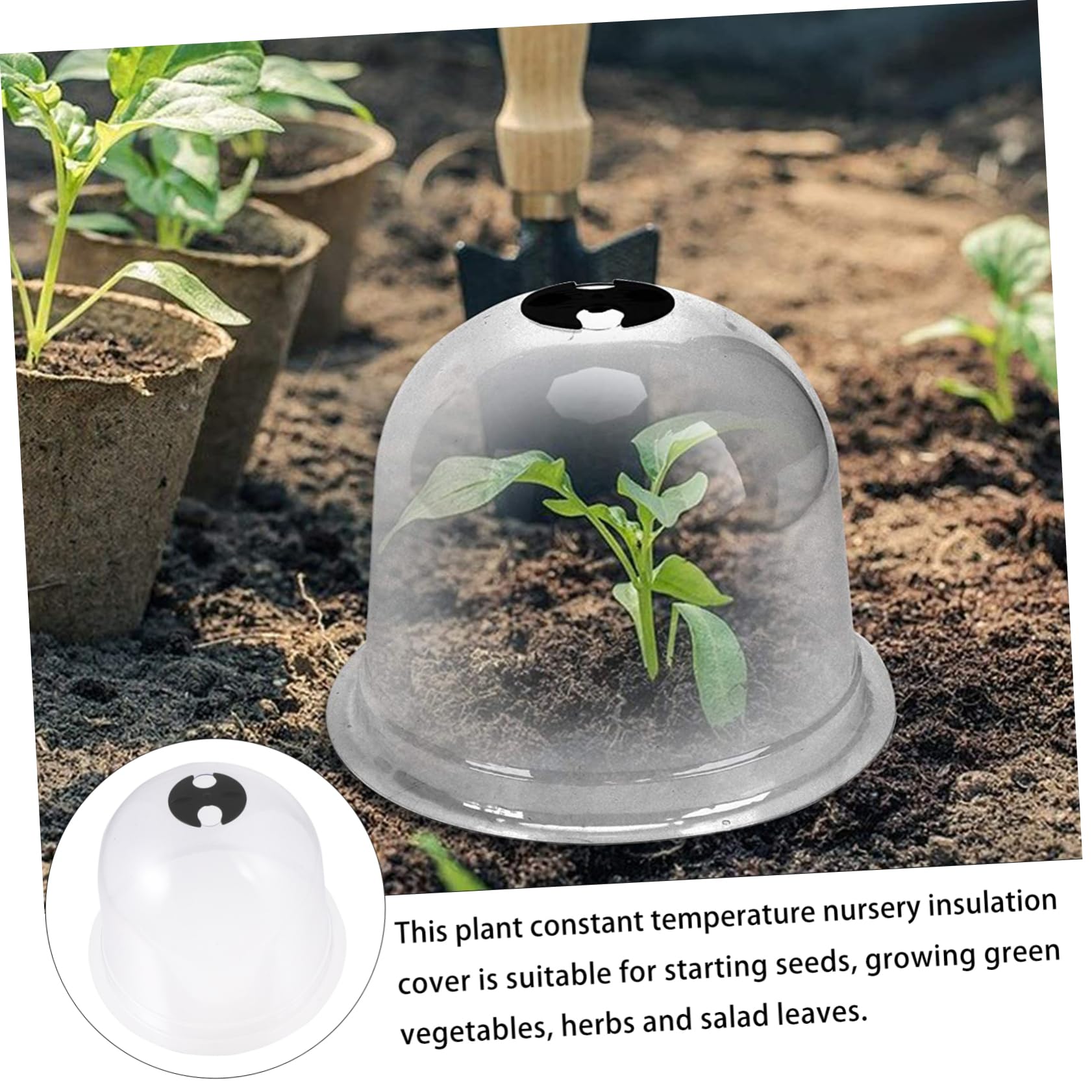 Toyvian Dôme en Plantes Protection PVC de Pièces Pépinière 6