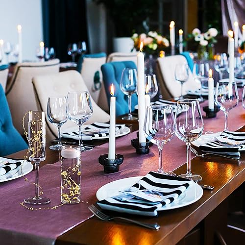 Miniatura 55 de Hicarer Cadena de perlas de 157 pies con 24 cuerdas para velas flotantes, perlas de imitación como relleno de jarrón, ideal para bodas, fiestas