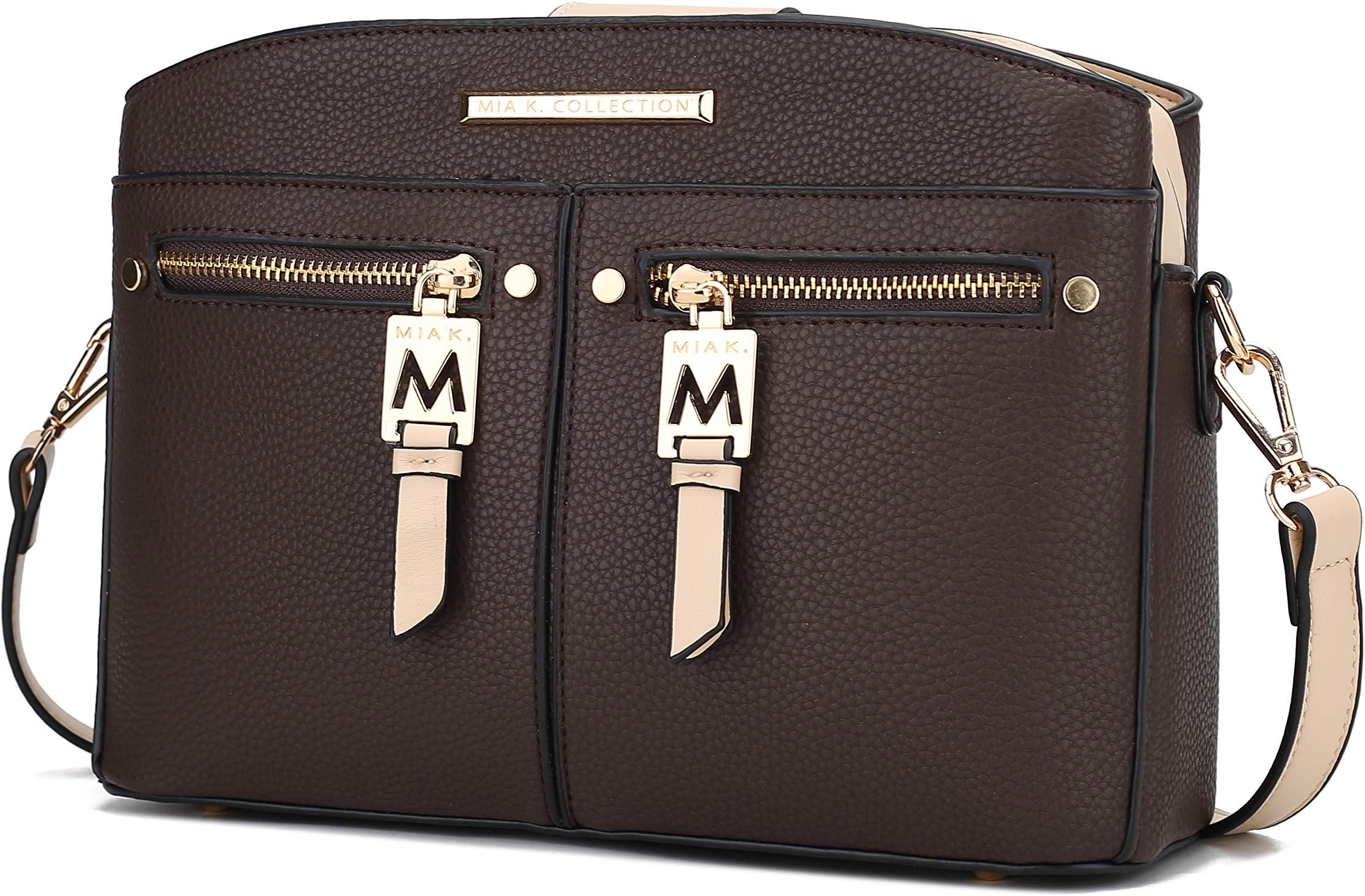 MKF CollectionMKF Crossbody Bags for Women โ PU Leather Lady Pocketbook Handbag โ Side Messenger Purse, Shoulder Strap