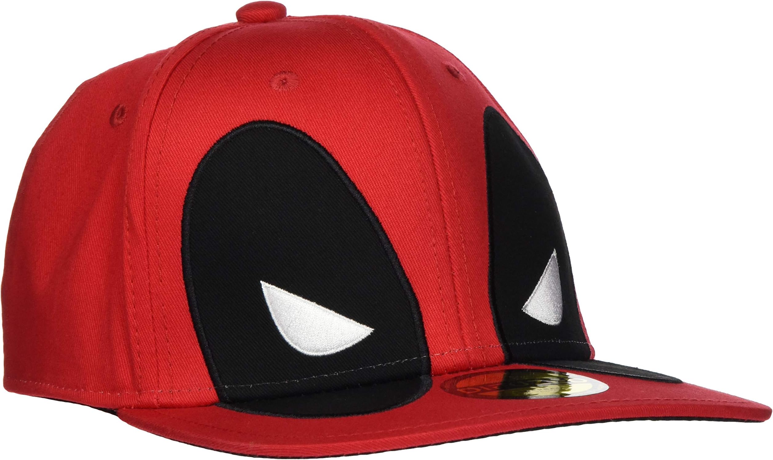 Deadpool Big Face Männer Cap Rot Fan-Merch, Filme, Superhelden