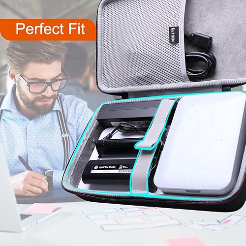 Miniatura 7 de L LTGEM Estuche rígido para impresora fotográfica instantánea KODAK Dock Plus 4PASS de 4 x 6 pulgadas (Nota: solo caso de ventas)