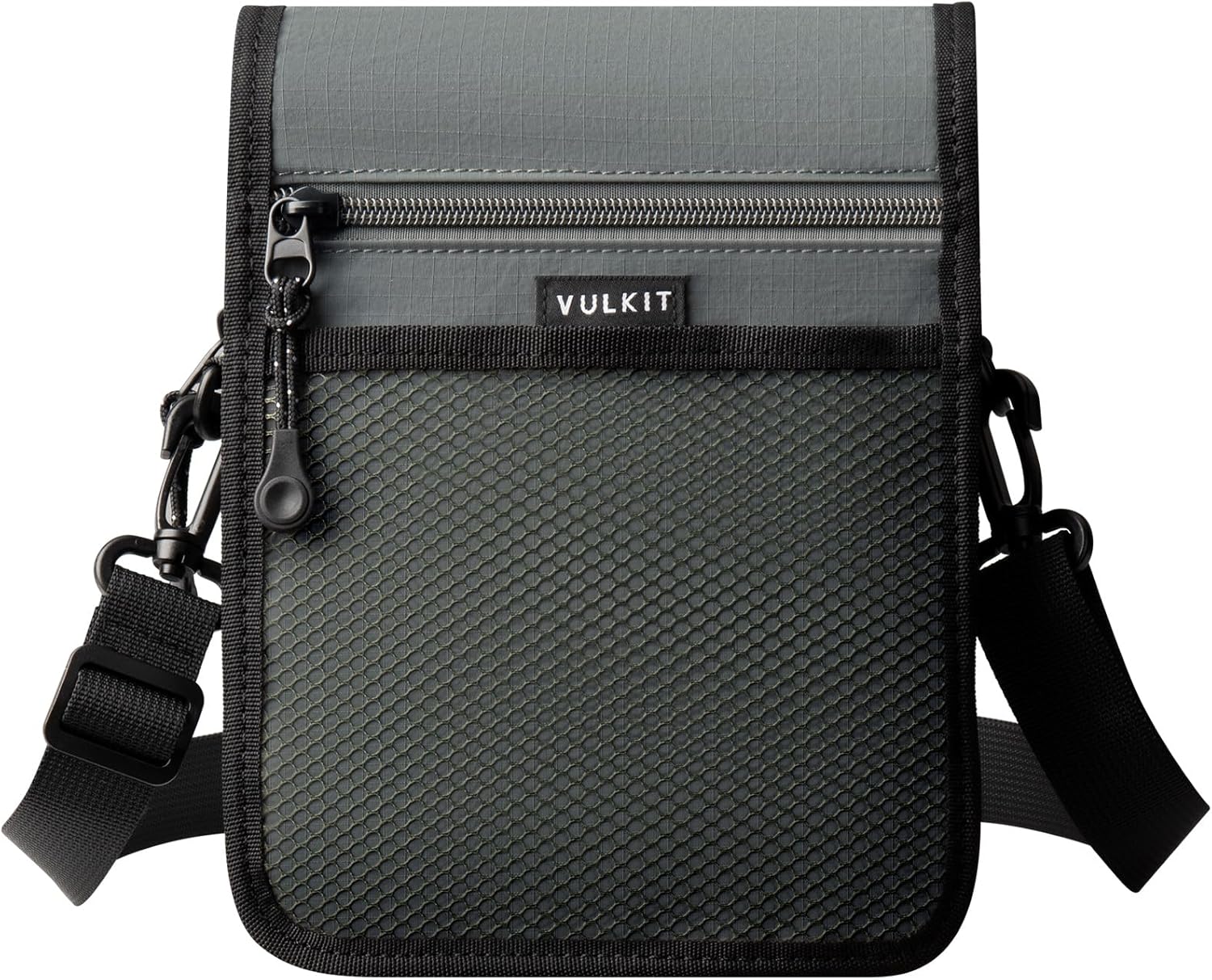 VULKIT Small Messenger Bag for Men, with Adjustable Strap Lightweight Crossbody or Shoulder Bag