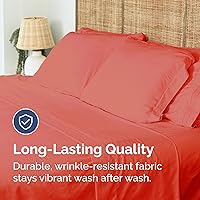 Vista 4 de Sábana encimera de bolsillo profundo, más suave que el algodón egipcio, 1 sábana encimera para colchón tamaño King