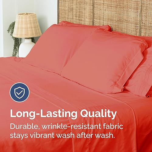 Miniatura 4 de Sábana encimera de bolsillo profundo, más suave que el algodón egipcio, 1 sábana encimera para colchón tamaño King