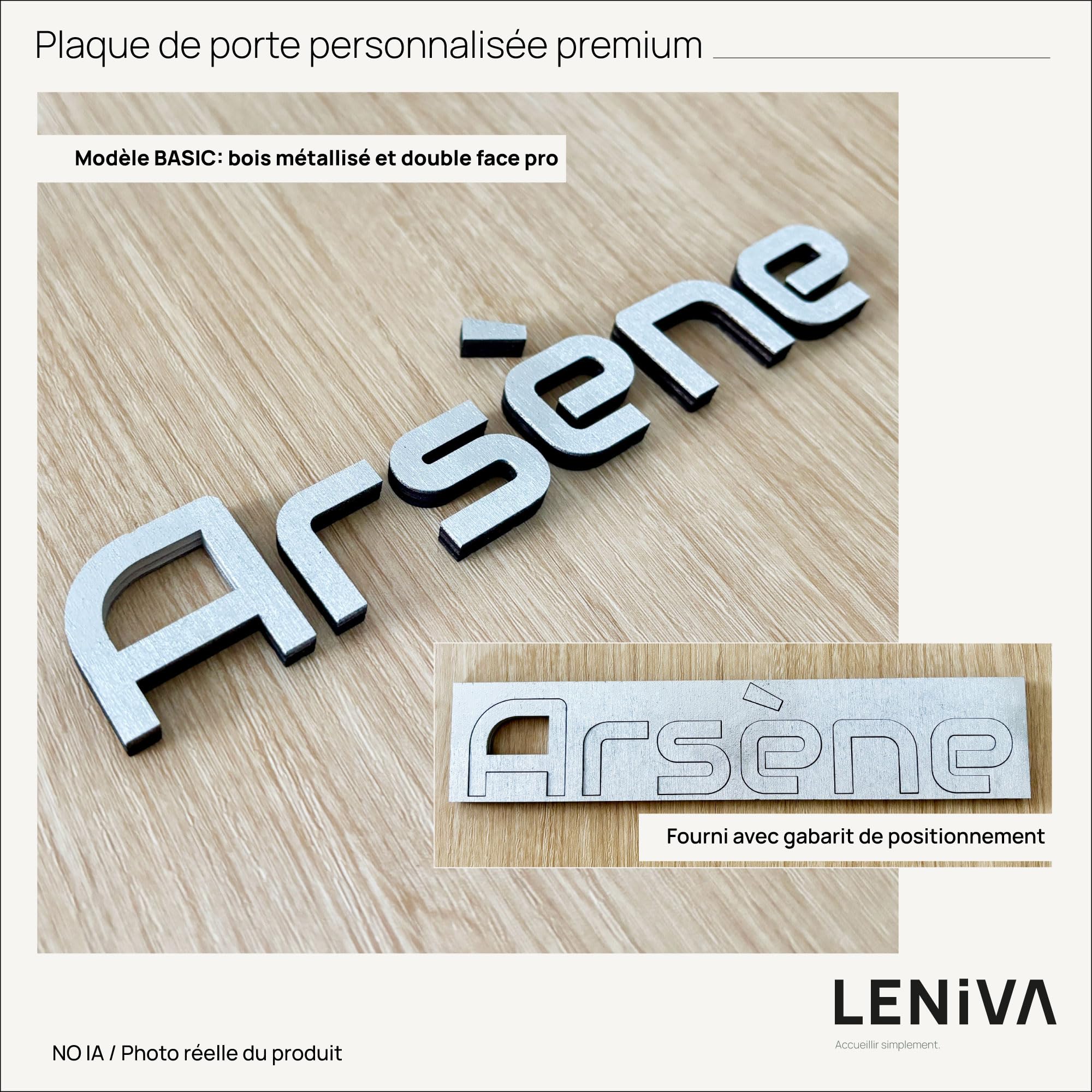 Plaque de porte personnalisée plexiglas – Bureau, Cabinet, Airbnb – Signalétique premium – Fabrication française