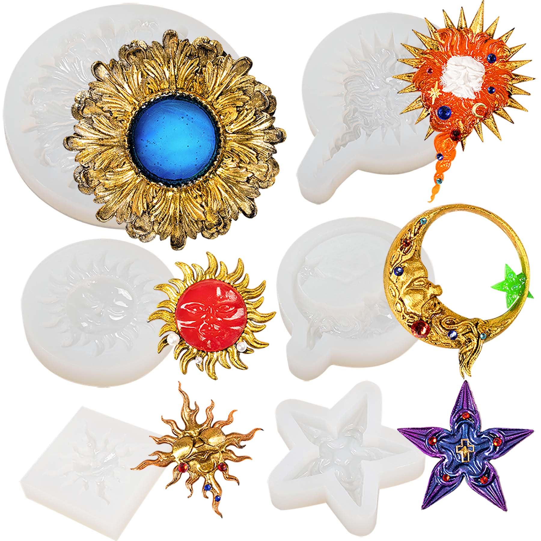 シリコンモールド　兄弟の神様　石鹸　石膏クレイ　ハンドメイド　エポキシレジン 楽天市場】天使 8種類 エンジェル シリコンモールド レジン