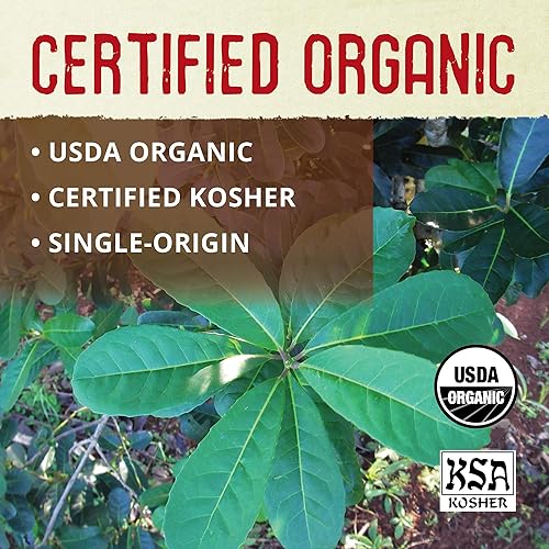 Vista 4 de ECOTEAS Té de hojas sueltas de yerba mate orgánica, té de hierbas de energía natural y desintoxicación, alternativa a la cafeína, Kosher, sin OMG