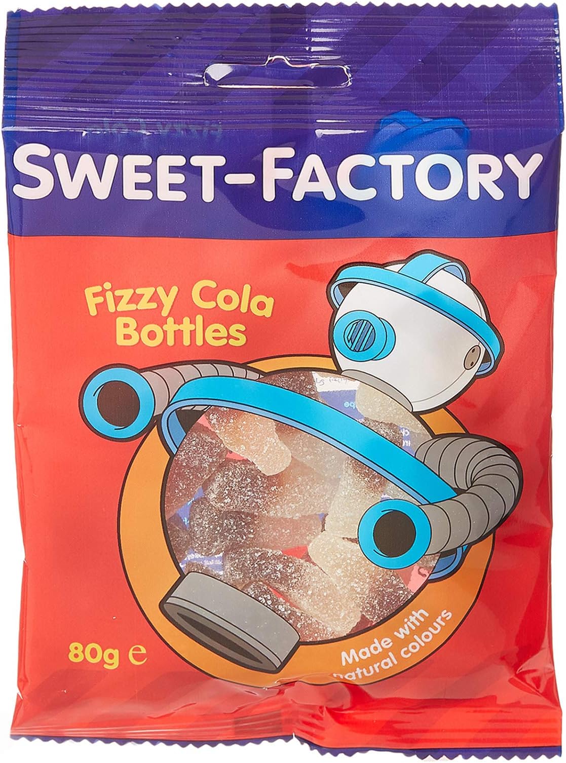Fizzy Cola Bottles Jelly Candies - 80 gm