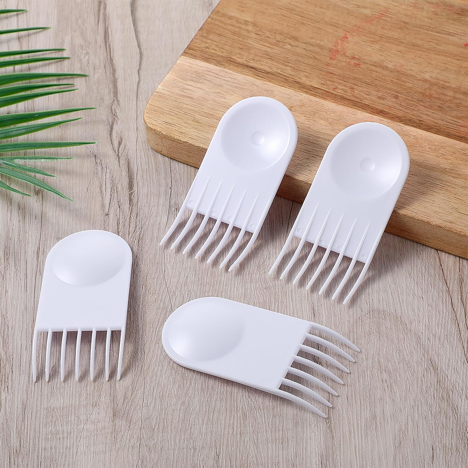 JJUNW 4pcs Vegetables Chopper Cleaning Tools Fork, Onion Chopper-Tools