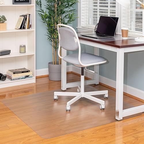 Miniatura 7 de Ilyapa - Tapete transparente para silla de oficina, escritorios y suelos de madera dura