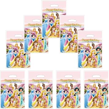 Hupalun For Disne Princess Party Gift Bags 30PCS, Supplies, and Decorations. Perfect for Cartoon Parties, Ideal for Kids, and Great for Family Events, Prizes