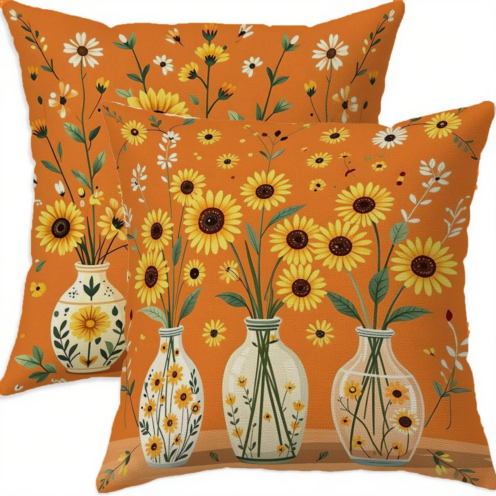 Housse coussin 65x65cm imperméable pour salon de jardin, patio et balcon
