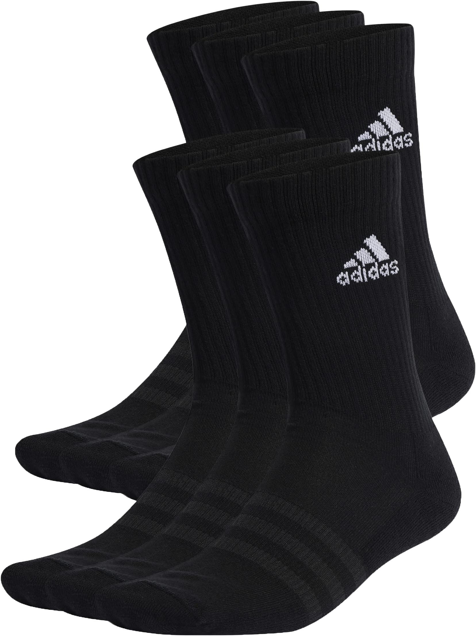 Unisex Cushioned Sportswear Crew Socks 6 Pairs Crew Socks