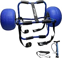 Vista 9 de Newcod Carrito de kayak, carrito de kayak para llevar kayak, canoa, tabla de remo SUP