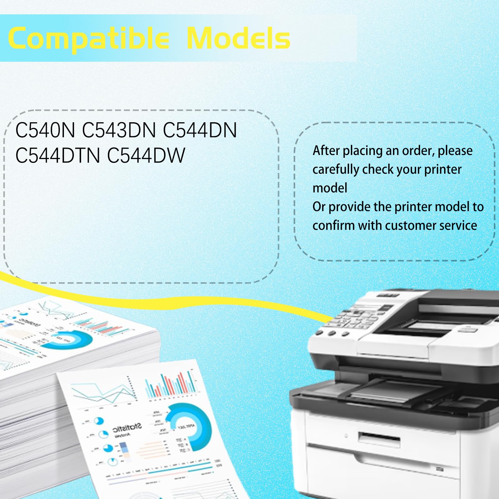 C540X31G Developer Unit Compatible for Lexmark C540N C543DN C544DN C544DTN C544DW Printers, High Production Replacement (3 Pack Black)