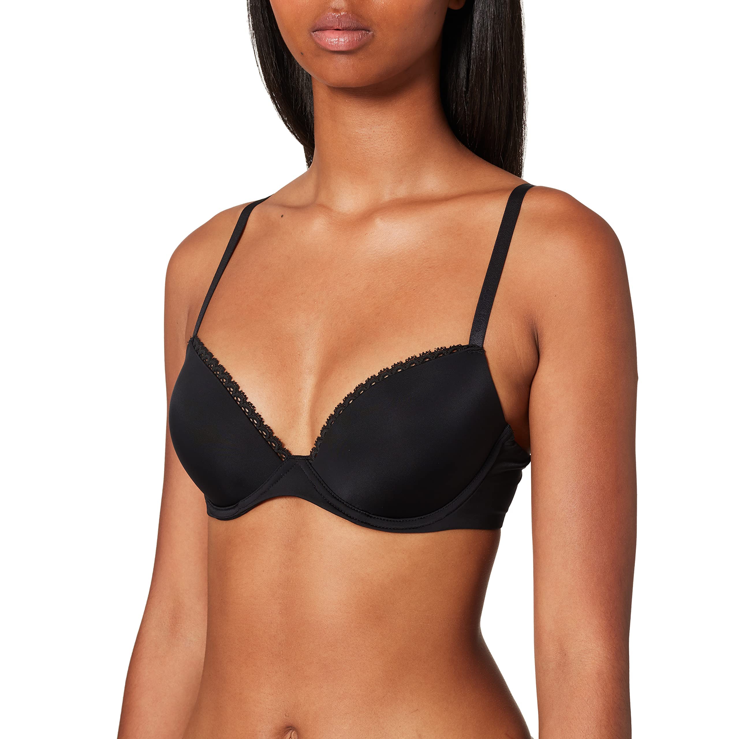 Calvin KleinWomens Womens Seductive Comfort Push-Up Everyday Bras