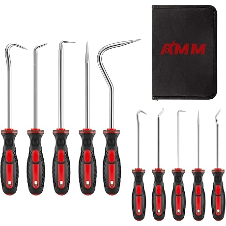 AMM Automotive Pick and Hook Set: Precision Rotary Lock Picking Tool