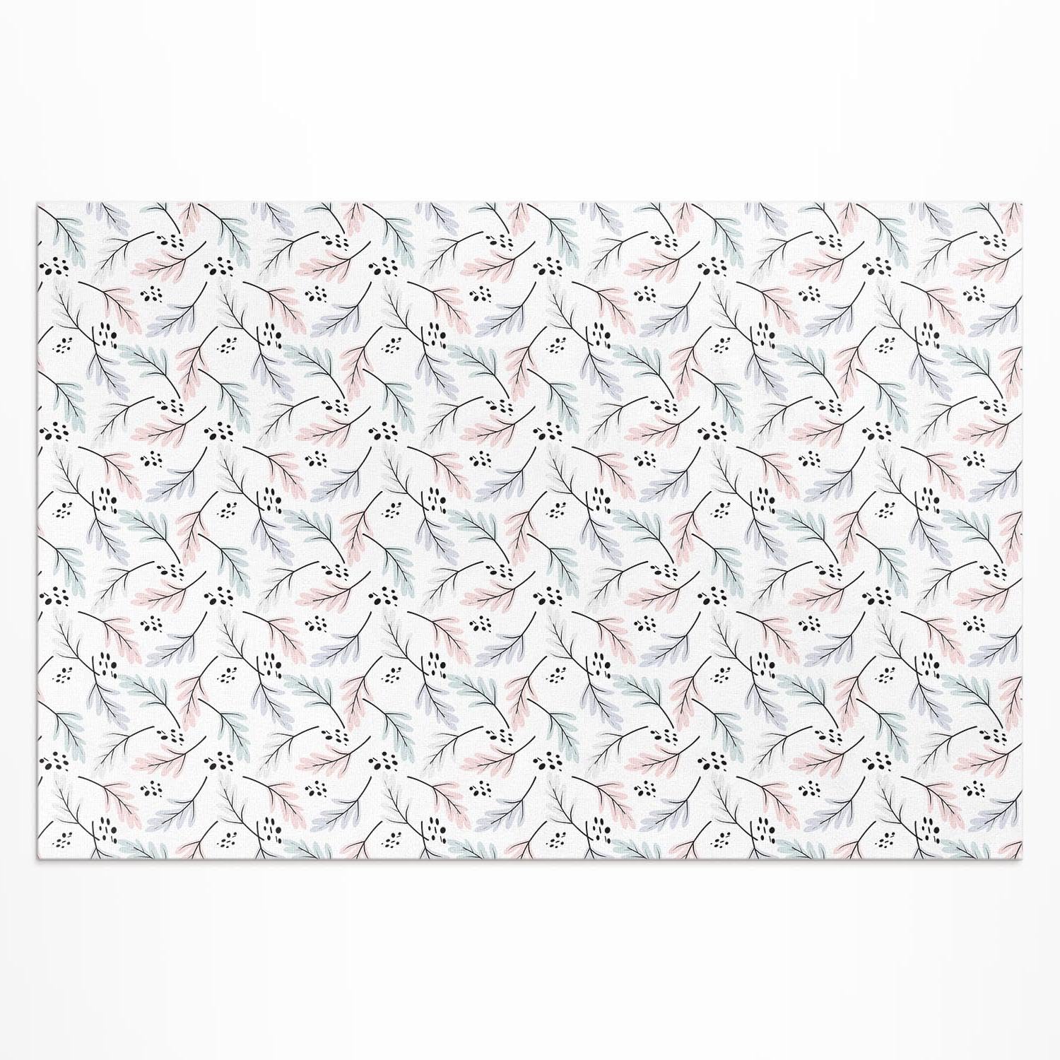 Tapis de sol vinyle 80x120 cm PVC extérieur rectangle pour décoration balcon et terrasse