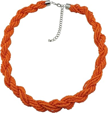 Bocar Fashion Seed Beads Statement Collar Necklace for Women NK-10408