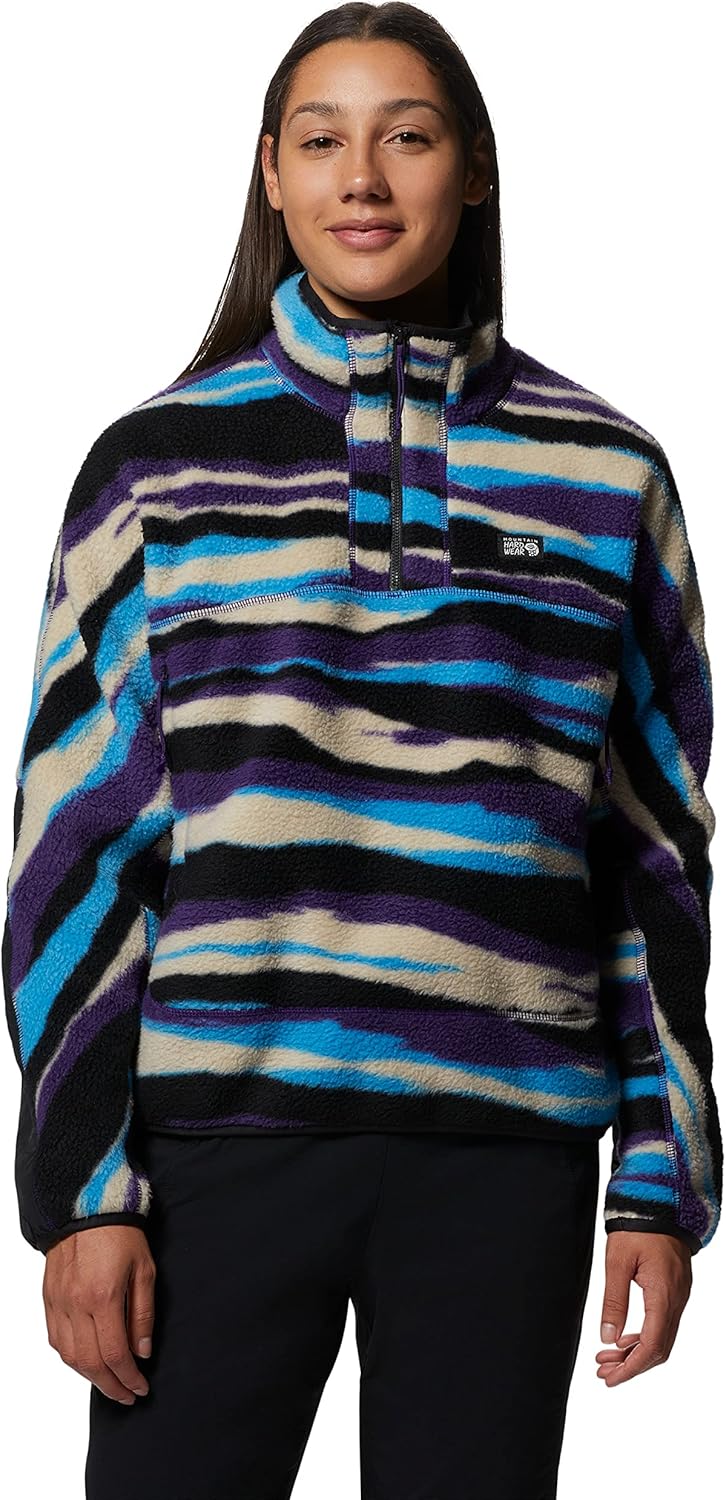 Mountain Hardwear Women's HiCamp Fleece Pullover for Hiking, Travel, Backpacking, and Everyday Wear