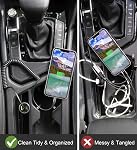 Coiled Lightning Cable, iPhone Charger Cable 3FT for Car [Apple MFi Certified] 3 Feet Lightning Cord Compatible with iPhone 14 13/12/11 Pro Max/XS MAX/XR/XS/X/8/7/Plus/6S iPad/iPod - Black