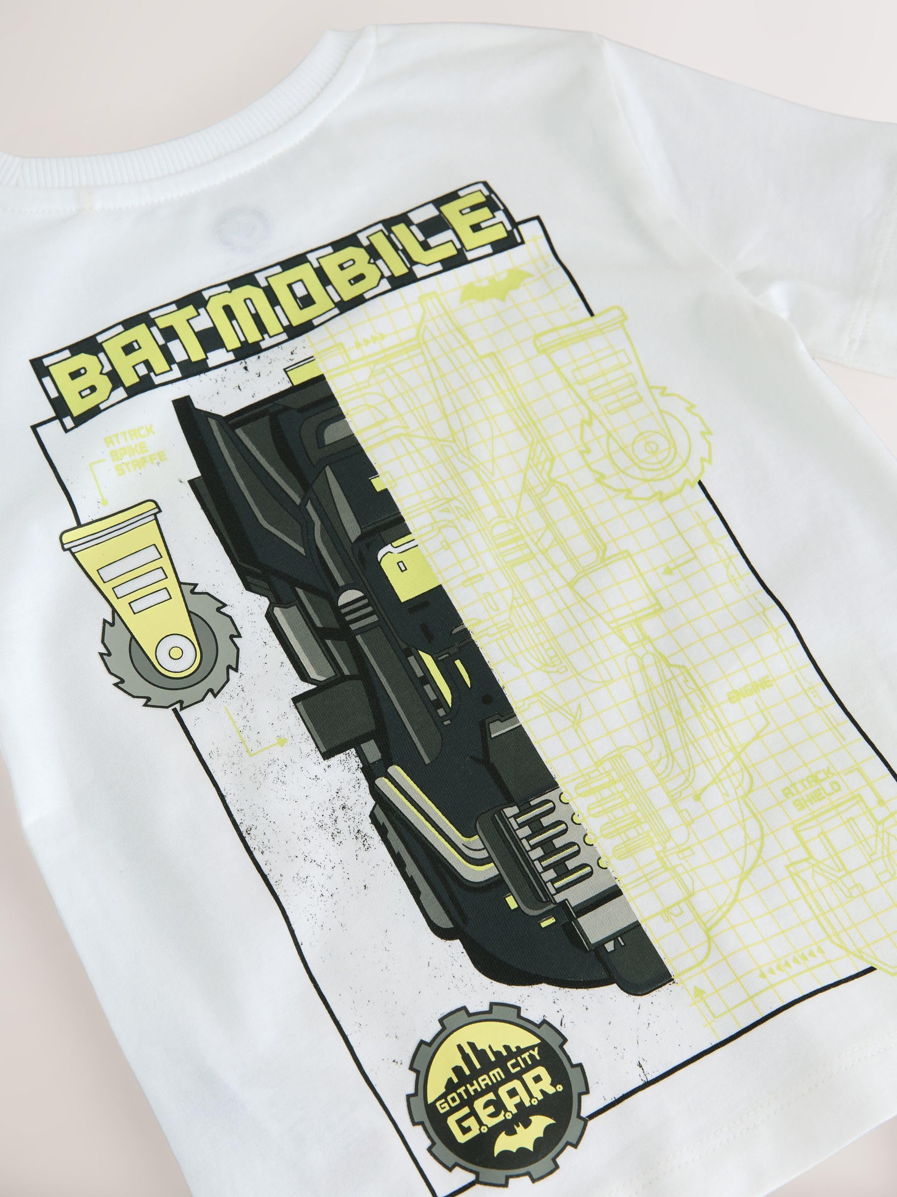 NEXT Jungen 2er-Pack Kurze Schlafanzüge, Batman