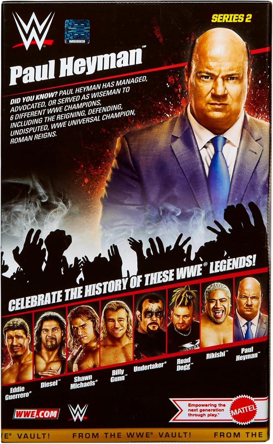 WWE Paul Heyman (Wiseman) - (Best of Series 1) from The Vault Ringside Exclusive