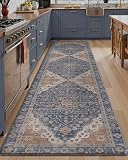 LUMI Kitchen Mat Anti-Fatigue Cushioned 60 x 222 cm, Indigo Indigo 60 x 222 cm