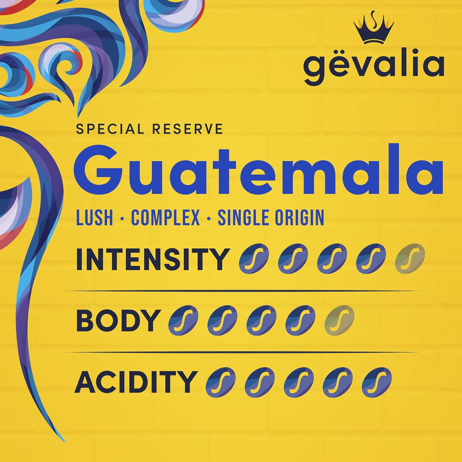 Gevalia Special Reserve Guatemala Single Origin Medium Roast Coarse Ground Coffee (10 oz Bag) : Everything Else