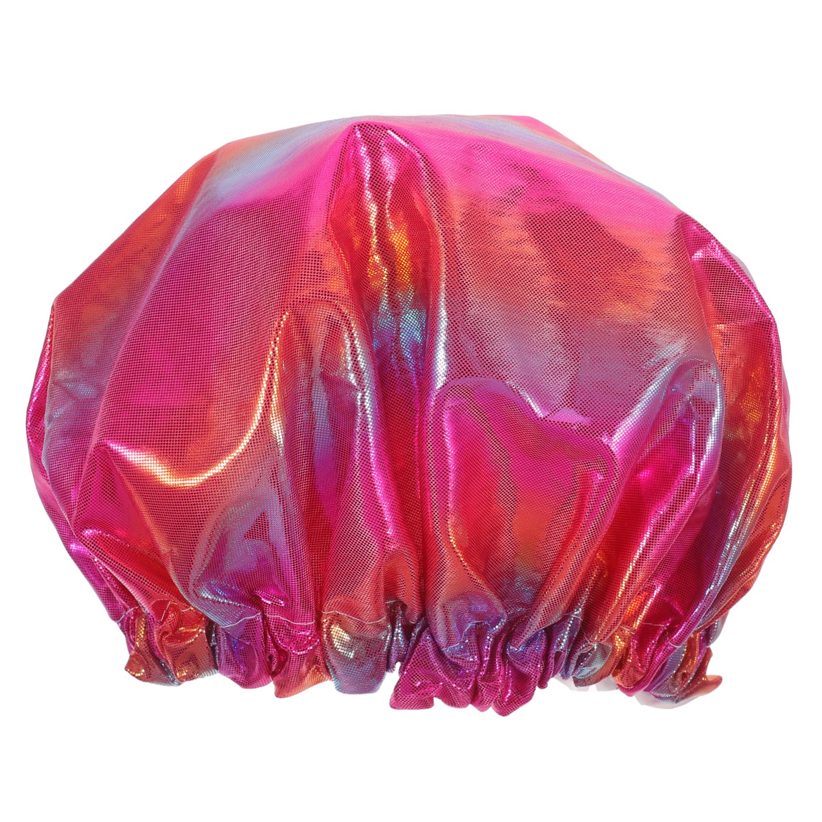 FRCOLOR Bathing Hat for Women Reusable Shower Cap Wear Material Large for Hair Easy to Clean and Travel